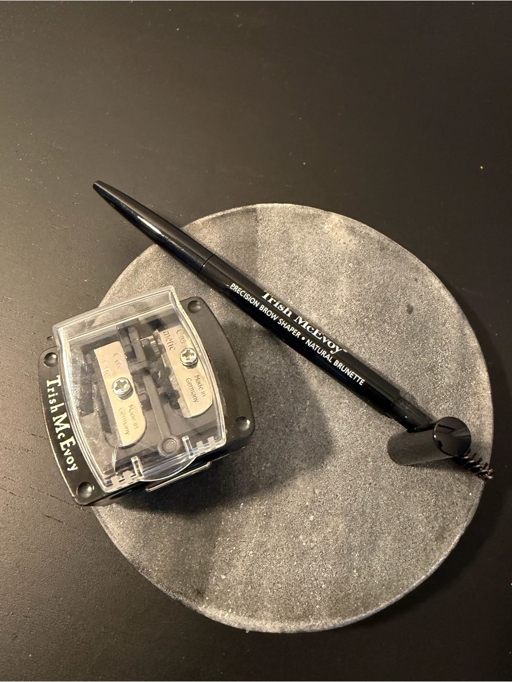 Trish McEvoy Precision Brow Sharper Natural Brunette + Sharpener